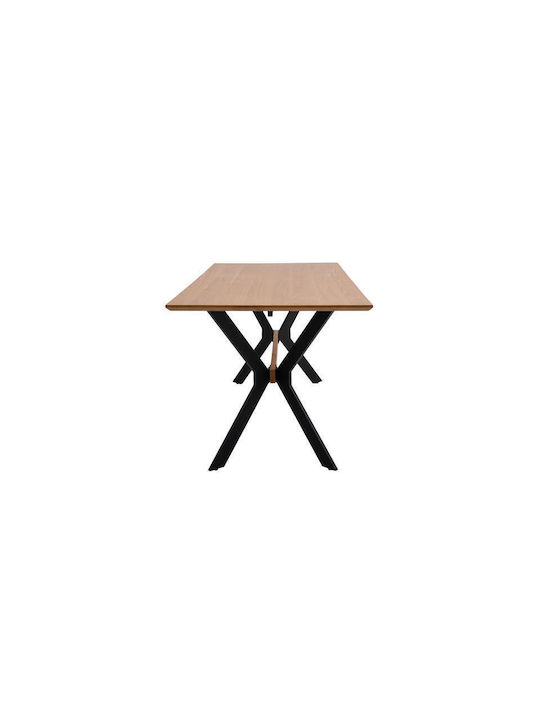 Table Dining Room Wooden Natural color 180x90x75cm