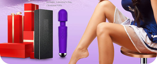 SMD Vibrator Wand, Ασύρματος Κλειτοριδικός δονητής, 20 Vibrations & 8 intensities, Purple
