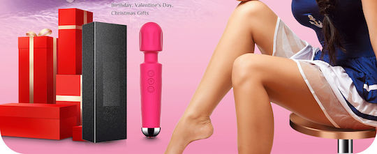 SMD Vibrator Wand, Ασύρματος Κλειτοριδικός δονητής, 20 Vibrations & 8 intensities, Pink