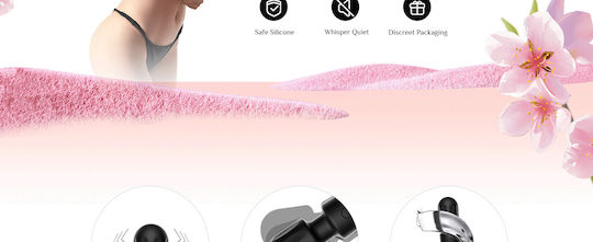 SMD Vibrator Wand, Ασύρματος Κλειτοριδικός δονητής, 20 Vibrations & 8 intensities, Black