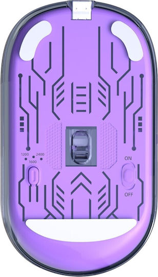 Meetion MT-BTM005 Wireless Bluetooth Mouse Purple