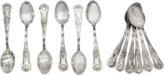 Savvas Design Besteckset Silber 51Stück