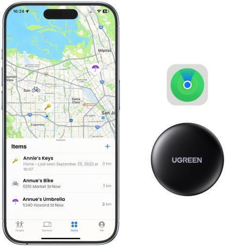 Ugreen CM520 Apple Find My Black