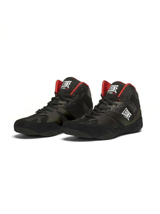 Leone Luchador Boxing Shoes Black