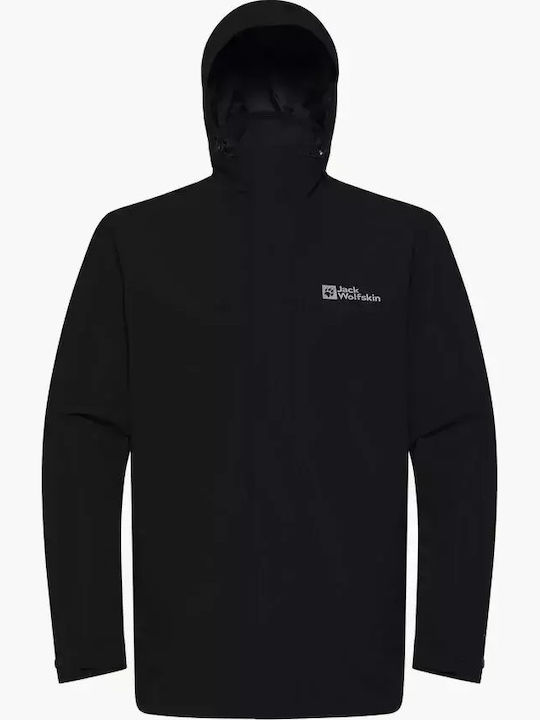 3 σε 1 Χειμωνιάτικο Μπουφάν Black