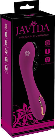 Javida Vibrator G-Punkt mit Fernbedienung 21.1cm Lila