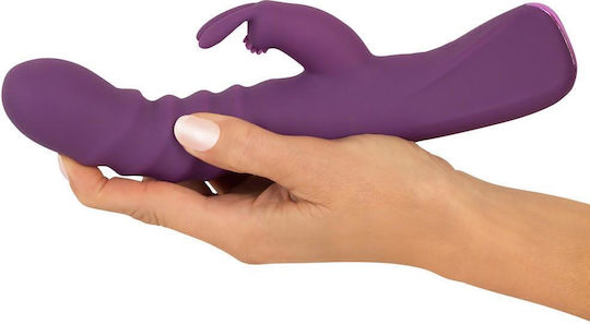 Javida Function Mini Δονητής Rabbit με Απομακρυσμένο Έλεγχο 13.3cm Μωβ