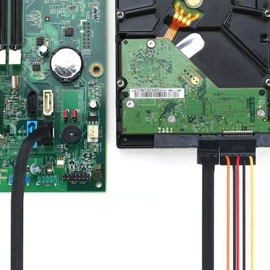 Ugreen 7-Pin SATA III - 7-Pin SATA III 50cm Black 30797