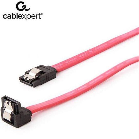 Cablexpert 7-Pin SATA III - 7-Pin SATA III 0.1cm Κόκκινο CC-SATAM-DATA90-0.1M