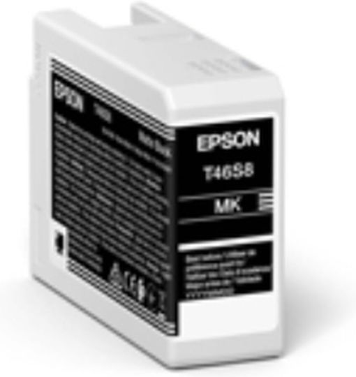 Epson T46S8 UltraChrome Pro10 Original InkJet Druckerpatrone Mattschwarz (C13T46S80N)
