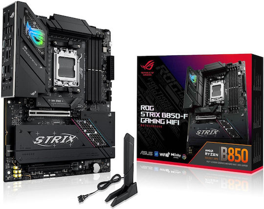 Asus ROG STRIX B850-F GAMING WIFI Motherboard ATX με AMD AM5 Socket 90MB1J70-M0EAY0