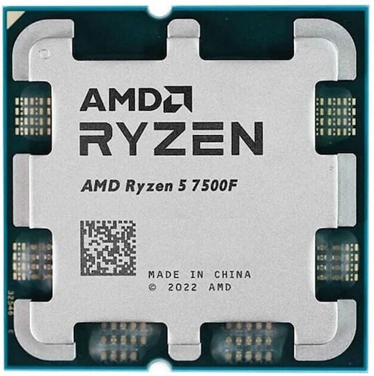 AMD Ryzen 5 7500F 3.7GHz Processor 6 Core for Socket AM5 in Tray with Heatsink