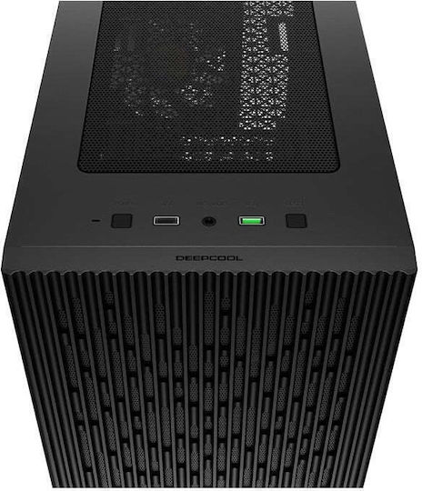 Deepcool Matrexx 40 Gaming Midi Tower Computer Case with Side Window and RGB Lighting Black