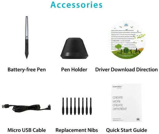Huion Γραφίδα Σχεδίασης χωρίς Οθόνη
