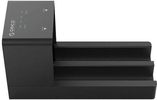 Orico Docking Station for 2 Hard Drives SATA 2.5" / 3.5" with Connection USB 3.0 (6528US3-C)