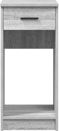 vidaXL Desk Mounted Computer Tower Stand Gray 858745