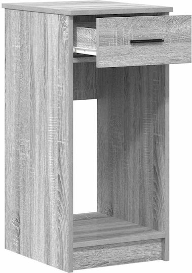vidaXL Desk Mounted Computer Tower Stand Gray 858745