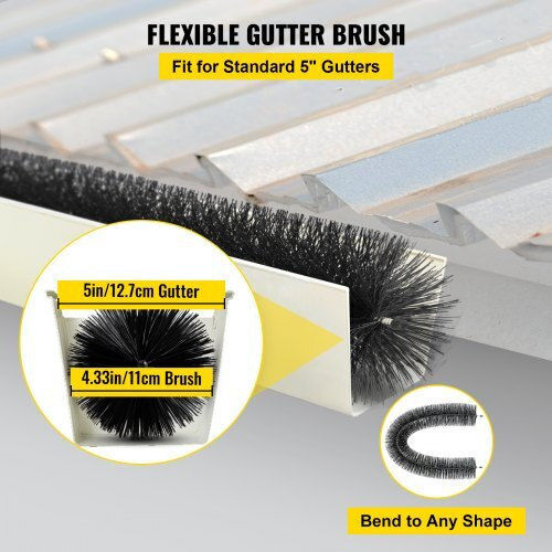 Vevor Metallic Chimney Cleaning Brush Round with Diameter 109.982mm