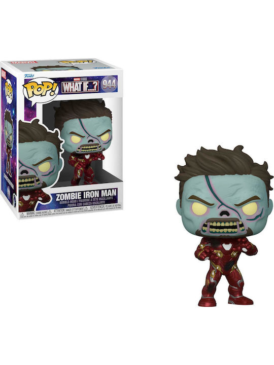 Funko Pop! Marvel: Marvel - Zombie Iron Man 944 Bobble-Head & Glows in the Dark Special Edition