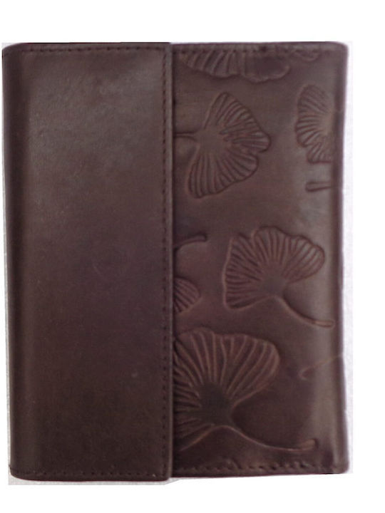 Small Leather Women's Wallet Classic Brown