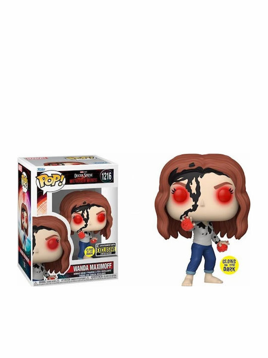 Funko Pop! Marvel: Multiverse Madness Wanda Maximoff Bobble-Head & Glows in the Dark Special Edition Funko Pop! Marvel: Multiverse Madness Wanda Maximoff Bobble-Head & Glows in the Dark Special Edition