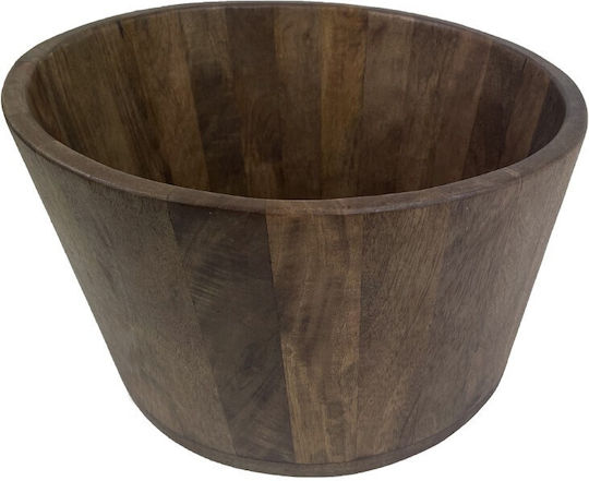 Nakaro Wood Салатна купа Дърво Кафяв 40x40см 1бр