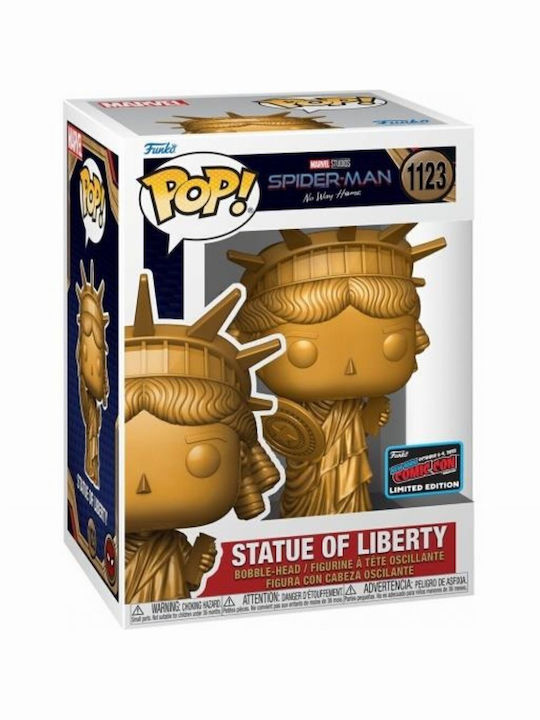 Funko Pop! Marvel: No Way Home Statue Liberty Shield 2022 Fall Convention Bobble-Head Limited Edition