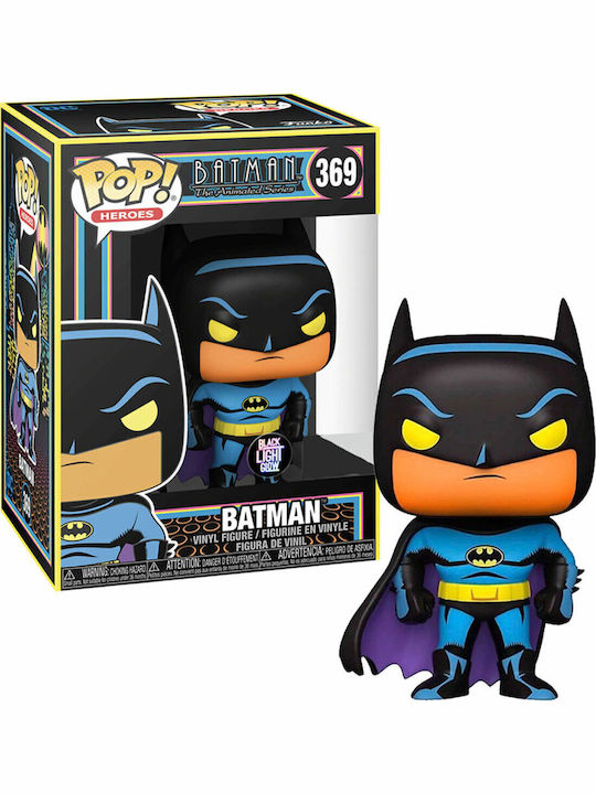 Funko Pop! Eroi: Batman The Animated Series - Batman Batman (Lumină neagră) 369 Ediție Specială