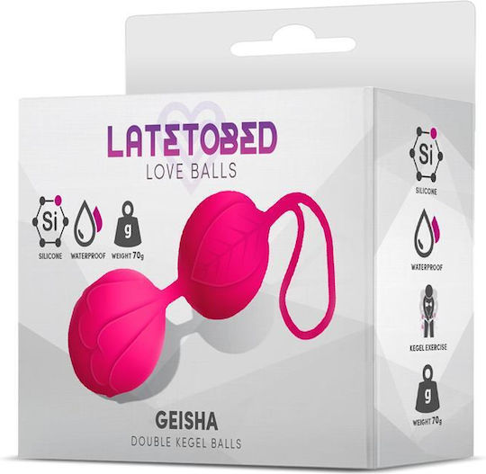 LateToBed Love Balls Geisha Κολπικές Μπάλες 70gr Rose Red