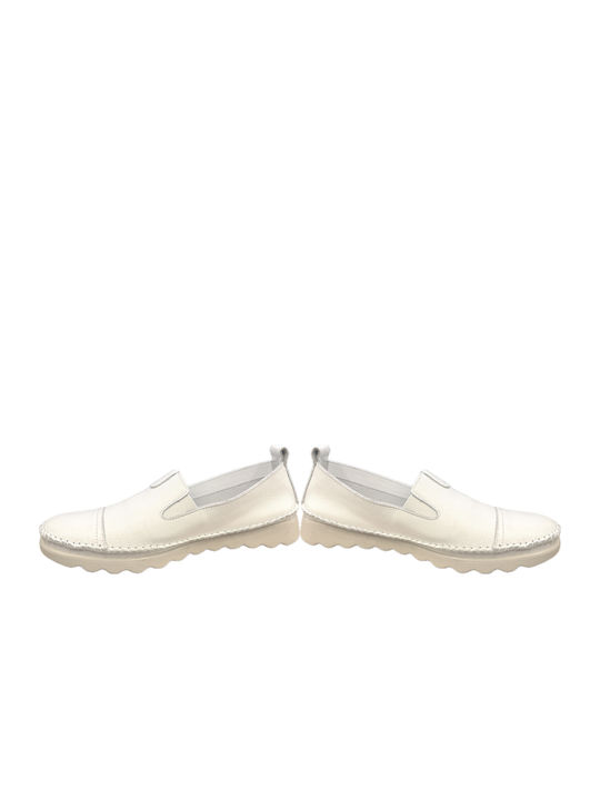 Gotsi Anatomic Anatomic Women's Leather Slip-Ons White