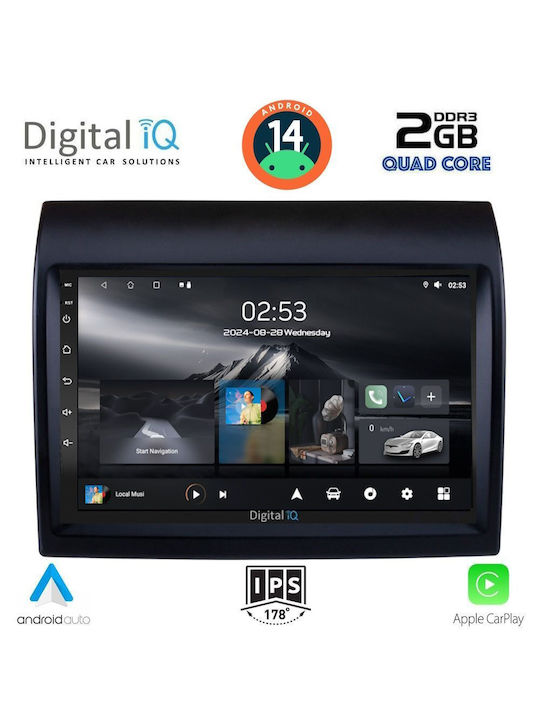 Digital IQ Ηχοσύστημα Αυτοκινήτου για Peugeot Boxer Fiat Ducato Citroen Jumper 2011-2021 (Bluetooth/USB/AUX/WiFi/GPS/Android-Auto) με Οθόνη Αφής 9"