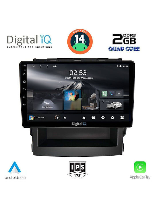 Digital IQ Car Audio System for Subaru Forester / Impreza 2019 (Bluetooth/USB/AUX/WiFi/GPS/Apple-Carplay/Android-Auto) with Touch Screen 9"