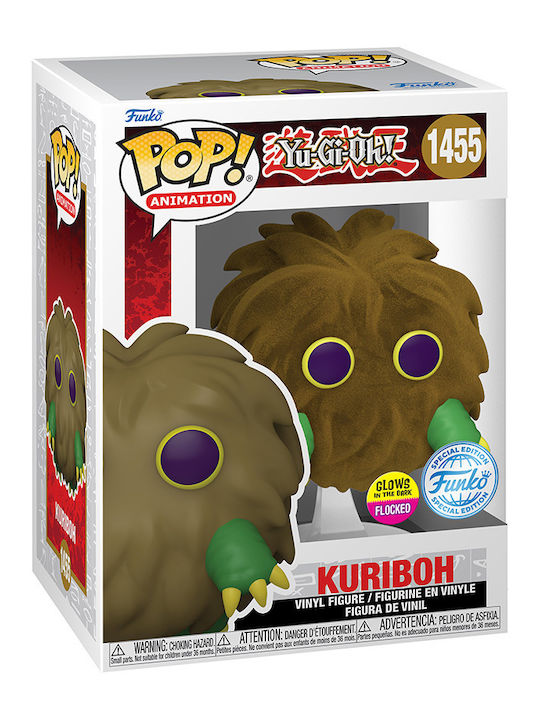 Funko Pop! Animation: Yu-Gi-Oh! - Kuriboh 1455 Glows in the Dark & Flocked Special Edition