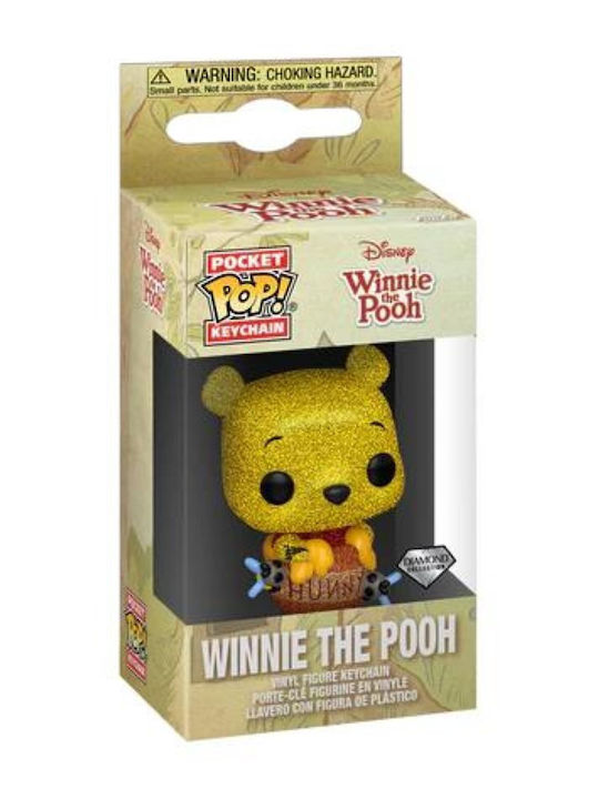 Funko Pocket Pop! Keychain Animation: Winnie the Pooh - Winnie the Pooh (Diamond Collection) Special Edition