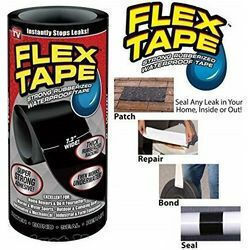 Μονωτική Ταινία 200mm x 1.5m Flex Tape Μαύρη