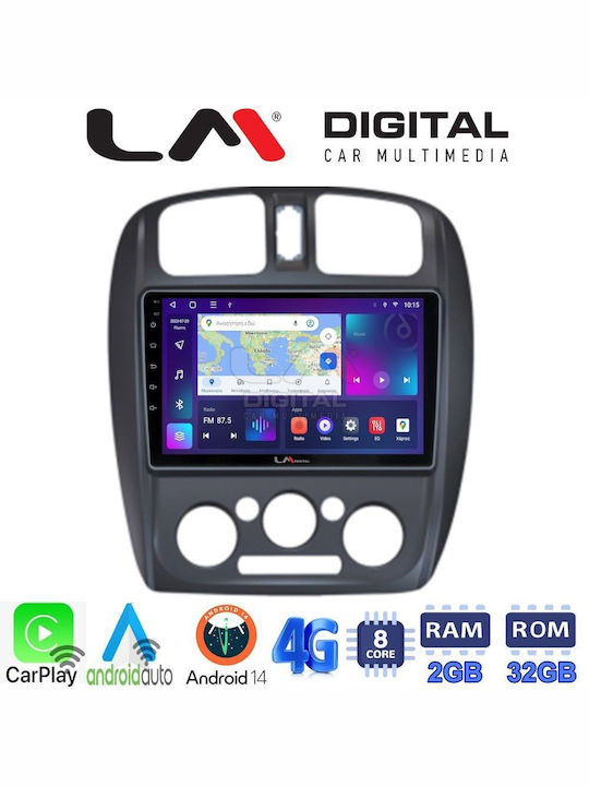 LM Digital Автомобилна Аудио Система (Блутут/USB/WiFi/GPS/Apple-Carplay/Android-Auto) с Екран 9"