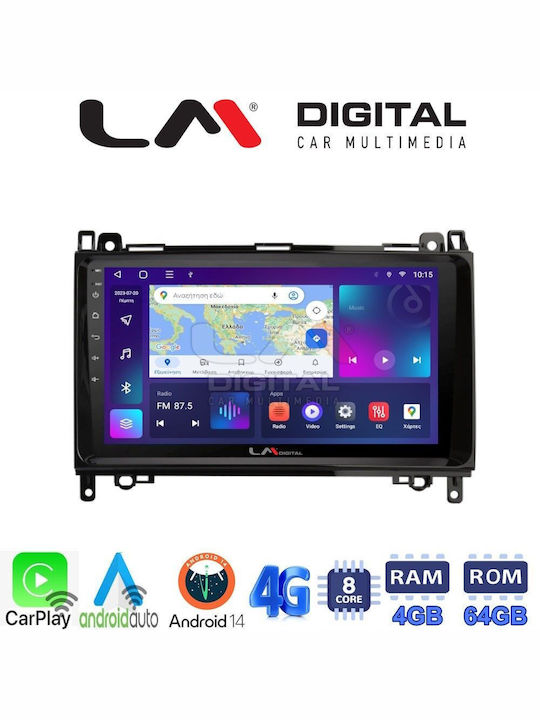LM Digital Car Audio System for Mercedes-Benz Sprinter / Vito / Viano Alfa Romeo Spider 2004-2012 (Bluetooth/USB/AUX/WiFi/GPS/Apple-Carplay/Android-Auto) with Touch Screen 9"