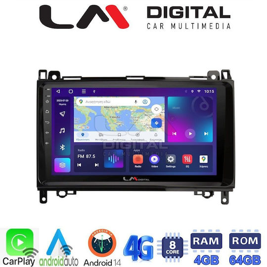 LM Digital Sistem Audio Auto pentru Mercedes-Benz Sprinter / Vito / Viano Alfa Romeo Păianjen 2004-2012 (Bluetooth/USB/AUX/WiFi/GPS/Apple-Carplay/Android-Auto) cu Ecran Tactil 9"