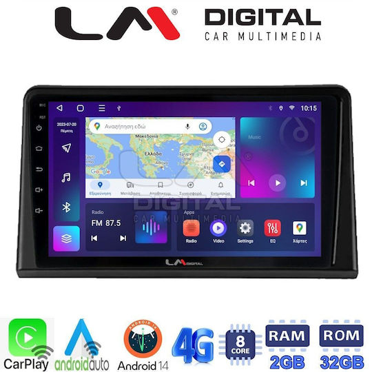 LM Digital Auto-Audiosystem für Renault Express 2023 > (Bluetooth/USB/WiFi/GPS/Apple-Carplay/Android-Auto)
