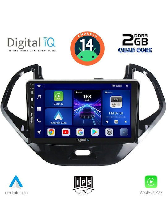 Digital IQ Auto-Audiosystem für Ford E-Commerce-Website 2017 (Bluetooth/USB/AUX/WiFi/GPS/Apple-Carplay/Android-Auto) mit Touchscreen 9"