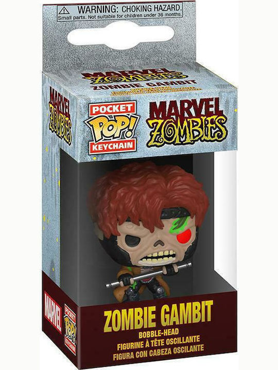 Funko Pocket Pop! Keychain Marvel: Marvel Zombies - Zombie Gambit Bobble-Head