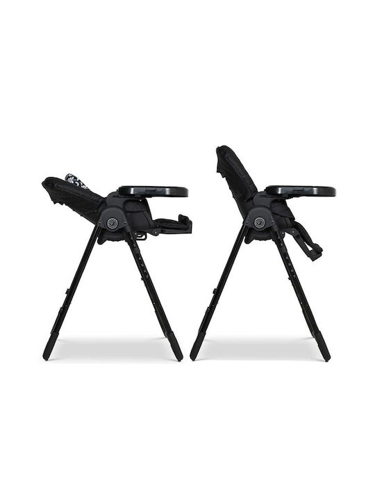 Cosatto Noodle 0+ Foldable Baby Highchair With Adjustable Height Silhouette