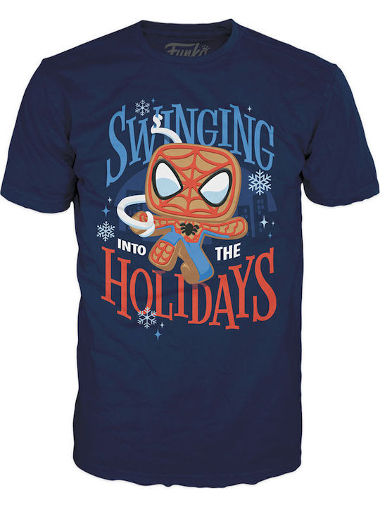 Funko Pop! Tees Marvel: Spider-Man Gingerbread (S) Gingerbread (S) Bobble-Head Special Edition