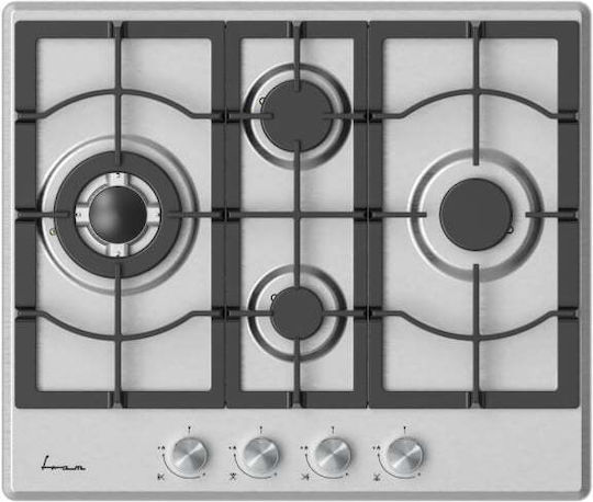 Fram Gaskochfeld Autonom 60x51εκ. Silber