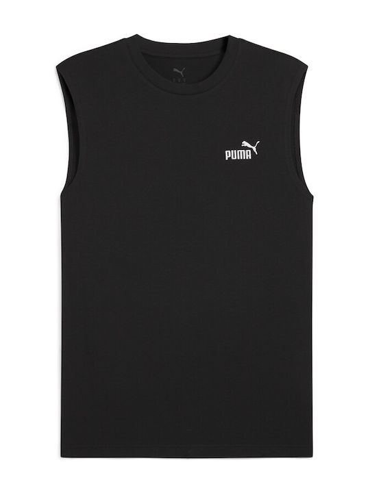 Essentials Sportliche Herrenbluse Schwarz