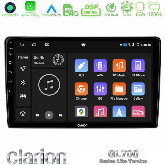Clarion Car Audio System for BMW F15 Nissan Juke 2019 (Bluetooth/USB/WiFi/GPS/Apple-Carplay/Android-Auto) with Touch Screen 9"