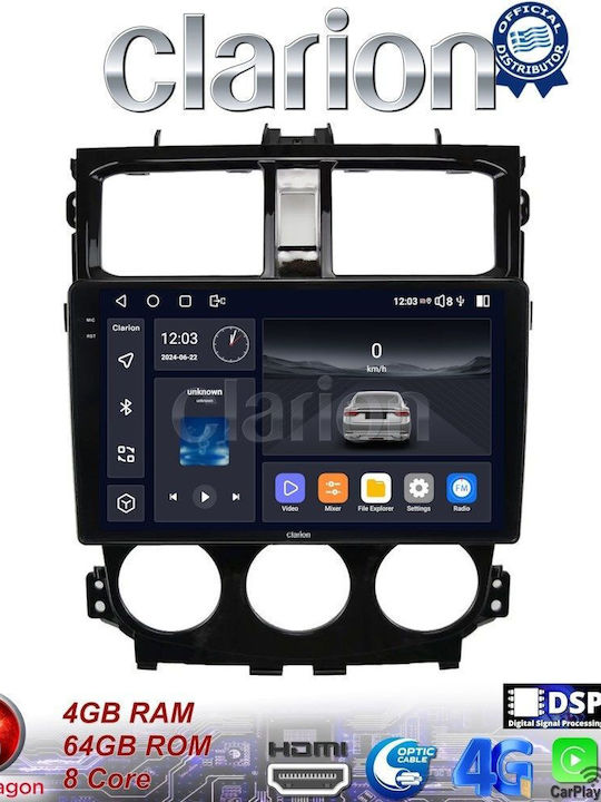 Clarion Sistem Audio Auto pentru Mitsubishi Colț 2013 > (Bluetooth/USB/WiFi/GPS/Apple-Carplay/Android-Auto)