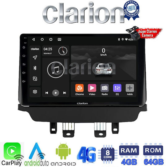 Clarion Автомобилна Аудио Система (Блутут/USB/WiFi/GPS/Apple-Carplay/Android-Auto) с Тъчскрийн 9"