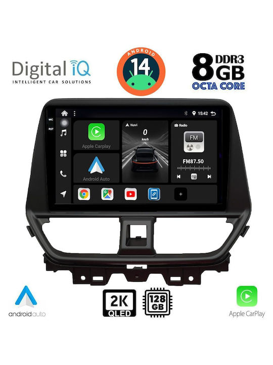 Digital IQ Car-Audiosystem für Suzuki Baleno 2022 (Bluetooth/USB/AUX/WiFi/GPS/Apple-Carplay/Android-Auto) mit Touchscreen 9"