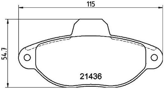 Hella Brake Pad